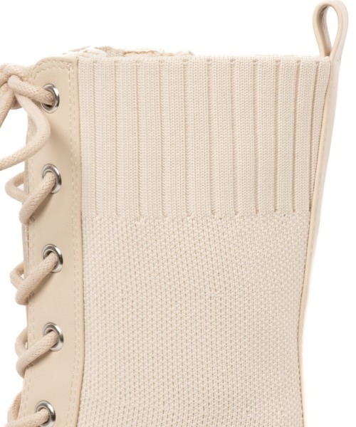 「R&E」 ブーツ LL アイボリー レディース_画像9