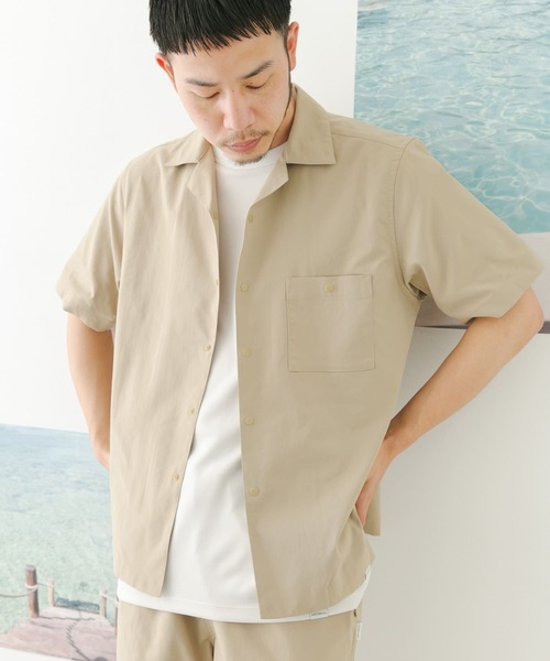 「URBAN RESEARCH DOORS」 半袖シャツ LARGE ブラック メンズ_画像2