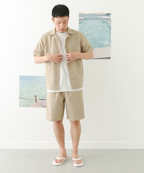 「URBAN RESEARCH DOORS」 半袖シャツ LARGE ブラック メンズ_画像8