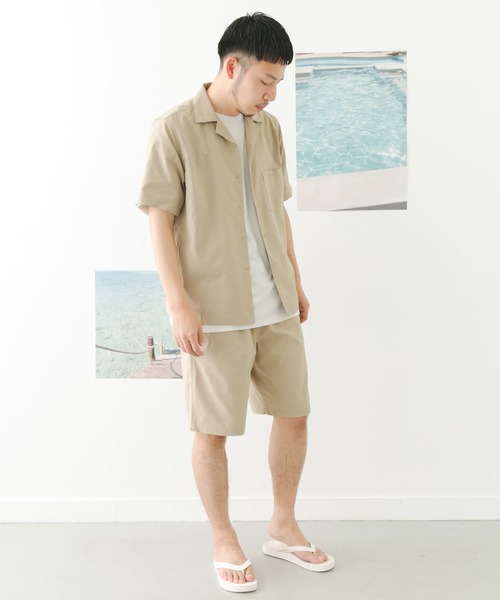 「URBAN RESEARCH DOORS」 半袖シャツ LARGE ブラック メンズ_画像9