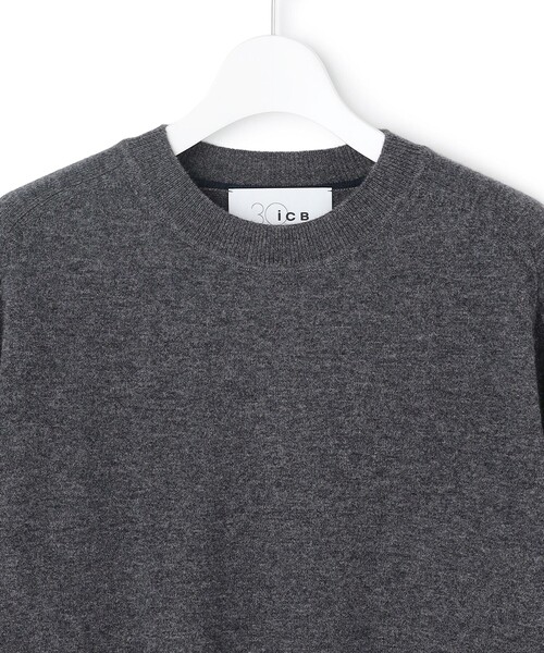 ★新品★ ICB カシミヤブレンドニット S 38 ニット トップス ウール 新色追加・WEB限定カラーあり】 ソフトカシミヤミックス ハイネック
