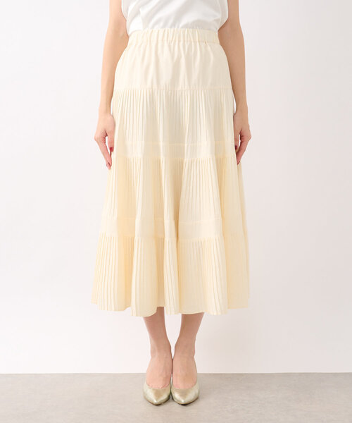 新品　ラブティック　ボンボン　プリーツロングスカート　チャコール La boutique Bonbon（ラブティックボンボン） ロングスカート