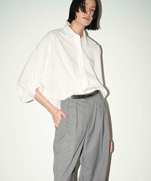 「styling/」 7分袖シャツ FREE ベージュ レディースの画像