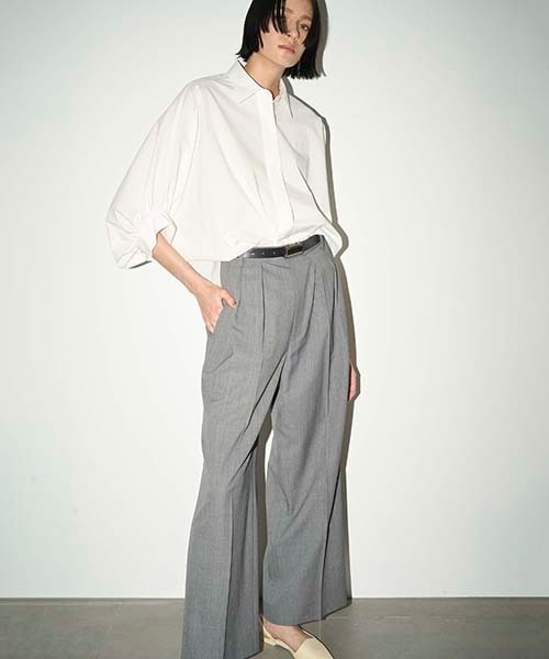 「styling/」 7分袖シャツ FREE ベージュ レディースの画像