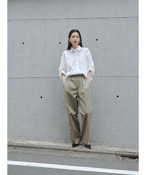 「styling/」 7分袖シャツ FREE ベージュ レディースの画像