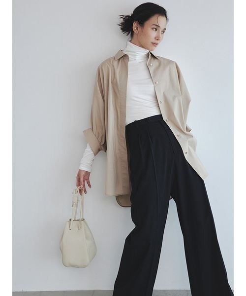 「styling/」 7分袖シャツ FREE ベージュ レディースの画像