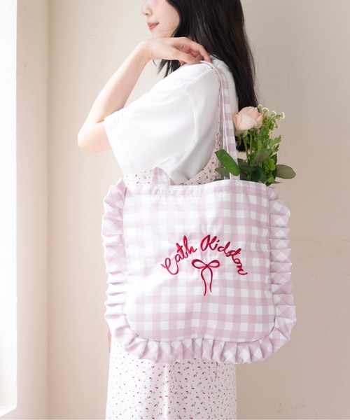 【値下げ】Cath Kidston フリルトートバッグ キャスキッドソン Cath Kidston（キャス・キッドソン） トートバッグ フリルトートバッグ