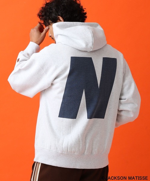 「JACKSON MATISSE」 プルオーバーパーカー LARGE レッド メンズ_画像5