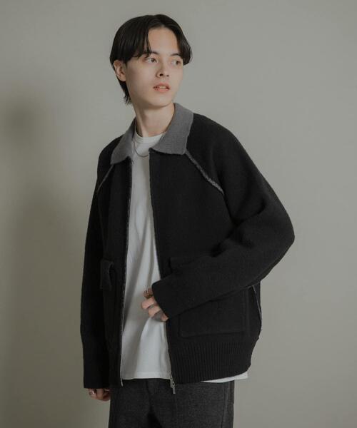 SENSE OF PLACE by URBAN RESEARCH ブルゾン アウター バイカラー