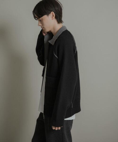 SENSE OF PLACE by URBAN RESEARCH ブルゾン アウター バイカラー