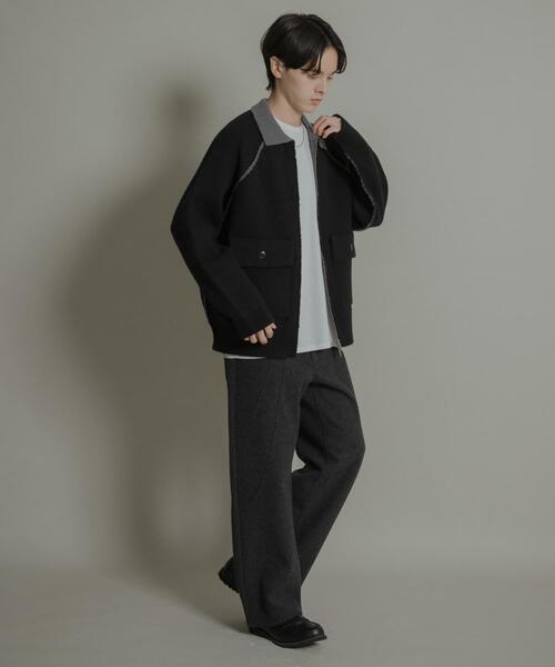 SENSE OF PLACE by URBAN RESEARCH ブルゾン アウター バイカラー