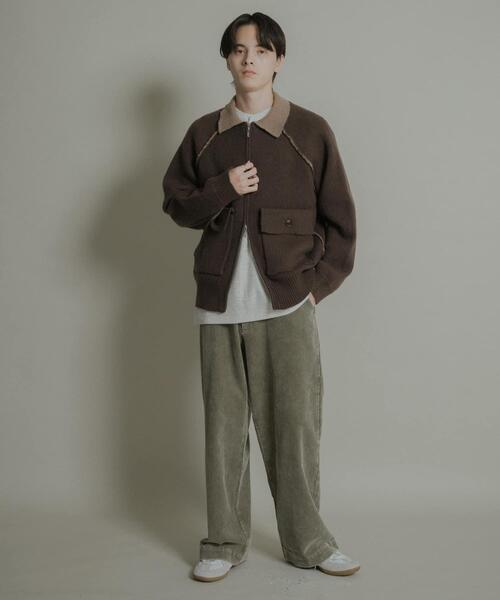 SENSE OF PLACE by URBAN RESEARCH ブルゾン アウター バイカラー