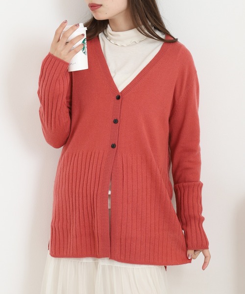 EGLANTINE（エグランティーヌ） カーディガン カシミヤブレンドVネック