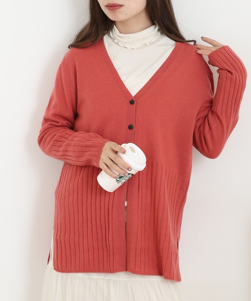 EGLANTINE（エグランティーヌ） カーディガン カシミヤブレンドVネック