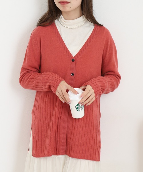 EGLANTINE（エグランティーヌ） カーディガン カシミヤブレンドVネック