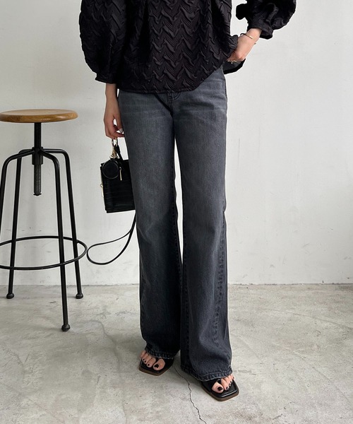 [CAPRICIEUX LE'MAGE] ботинки cut Denim брюки 38 голубой женский 