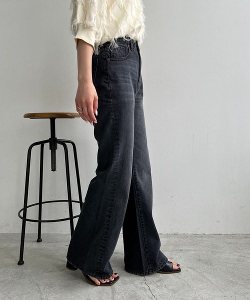 [CAPRICIEUX LE'MAGE] ботинки cut Denim брюки 38 голубой женский 