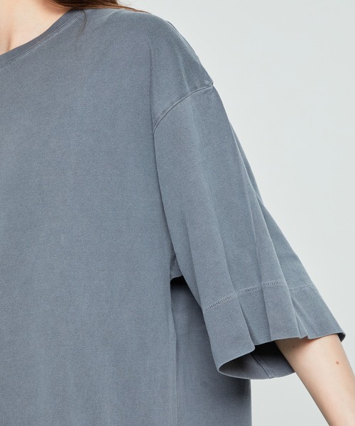 「CITY」 7分袖カットソー FREE ベージュ レディース_画像7