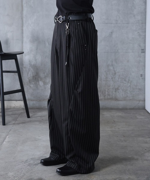 ⭐️ saa＊です Confirm（コンファーム） スラックス AW スラックス スタッズ カーブ