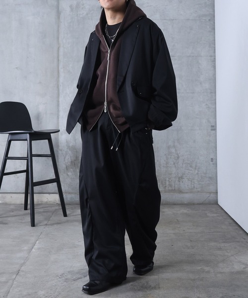 ⭐️ saa＊です Confirm（コンファーム） スラックス AW スラックス スタッズ カーブ