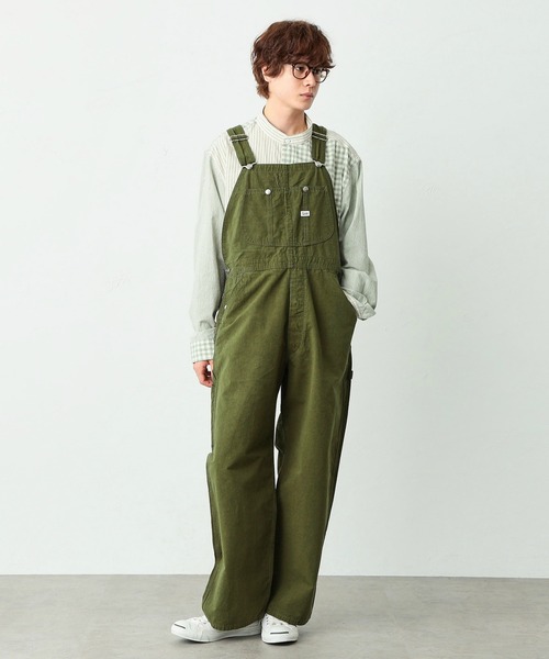Lee（リー） オーバーオール SMALL オリーブ メンズ : ZOZOTOWN Yahoo
