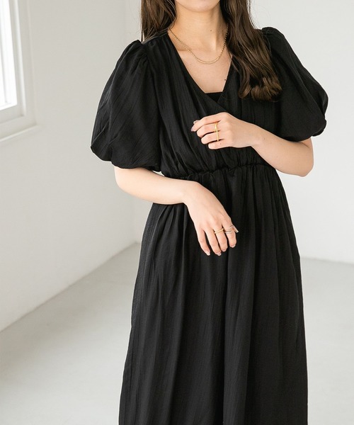 「Heather」 半袖ワンピース FREE アイボリー レディース_画像5