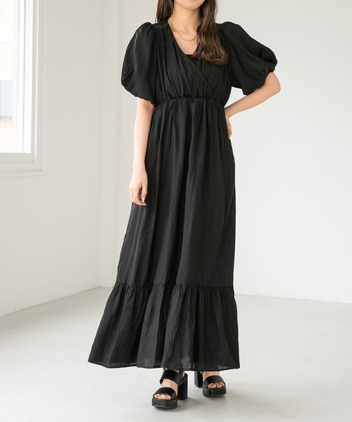 「Heather」 半袖ワンピース FREE アイボリー レディース_画像6