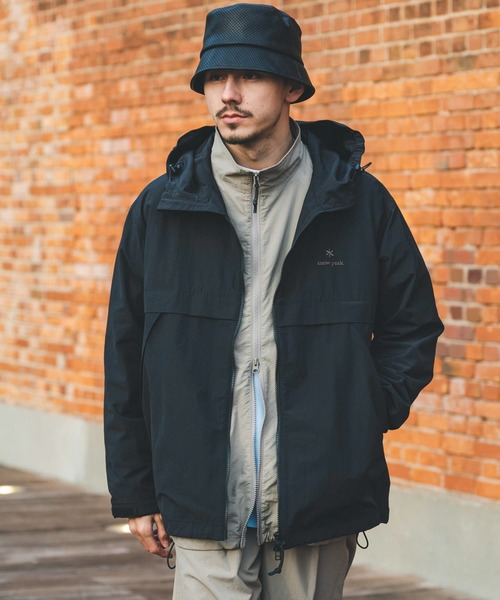  peak マウンテンパーカー Lサイズ snow peak（スノーピーク） マウンテンパーカー L ブラック メンズ