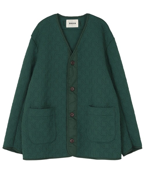 「ZUCCa」 ノーカラージャケット M size ブラック レディース_画像6