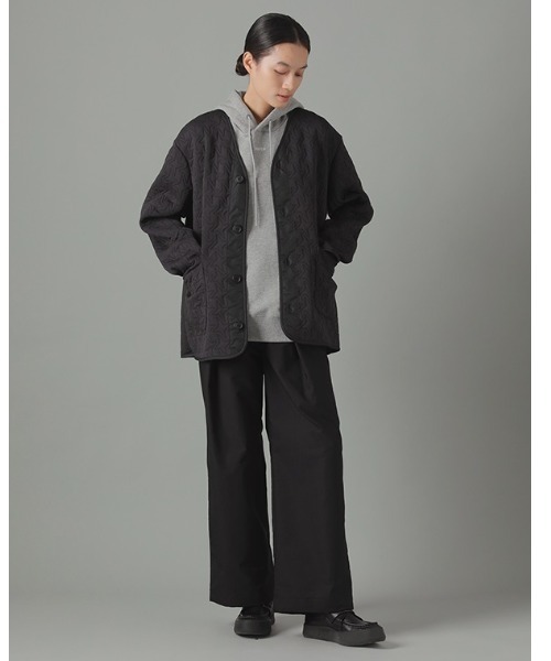 「ZUCCa」 ノーカラージャケット M size ブラック レディース_画像8