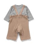 ベビー服 ロンパース サロペット風カバーオールの詳細画像5