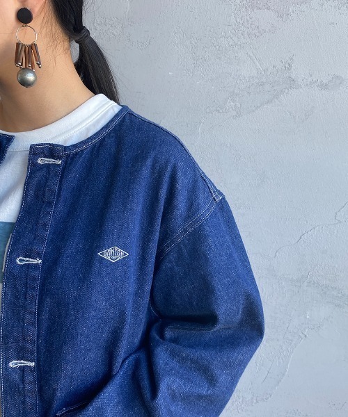 Danton（ダントン） デニムジャケット 38 ブルー レディース