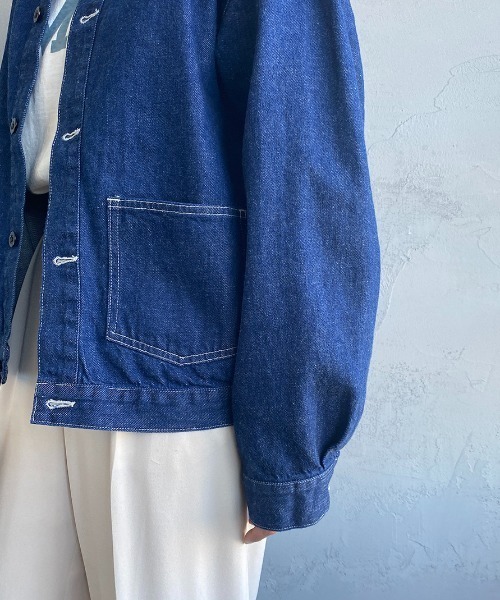 Danton（ダントン） デニムジャケット 38 ブルー レディース