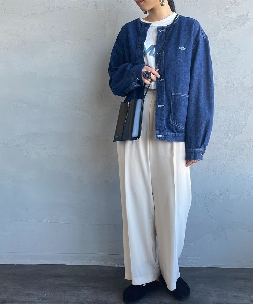 Danton（ダントン） デニムジャケット 38 ブルー レディース