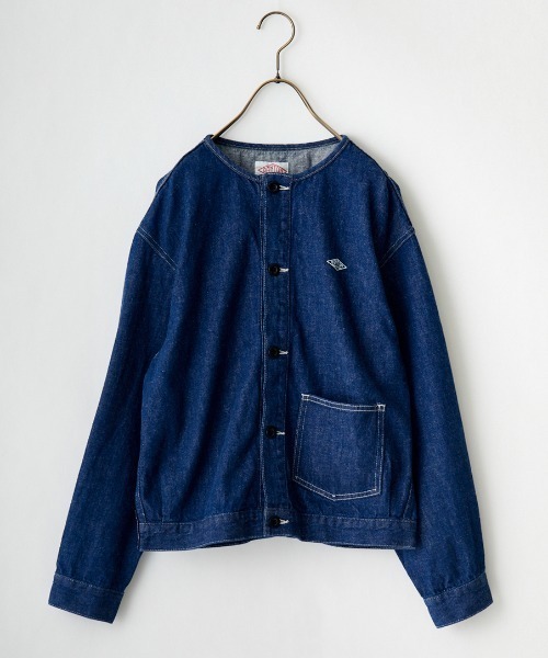 Danton（ダントン） デニムジャケット 38 ブルー レディース