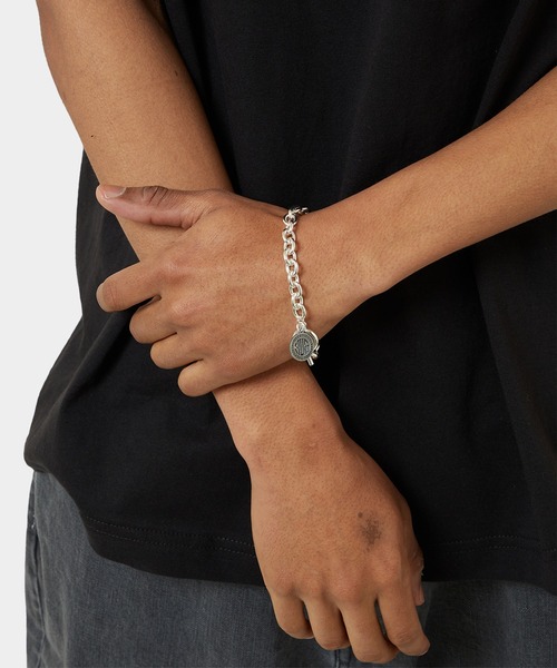 HUF ハフ ブレスレット  S/M ステッカー付 HUF ハフ ブレスレット S/M ステッカー付 H STAR BRACELET｜JEWELRY