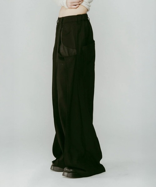 Knuth Marf（クヌースマーフ） スラックス パンツ pierced drape pants