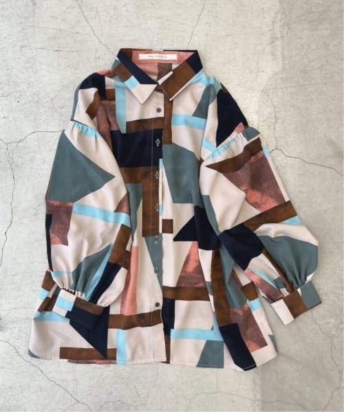 「RAY CASSIN」 長袖シャツ FREE オフホワイト レディース_画像3