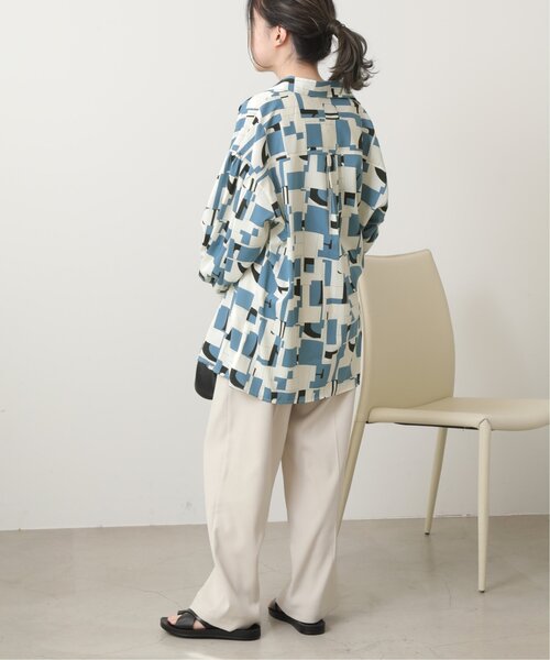 「RAY CASSIN」 長袖シャツ FREE オフホワイト レディース_画像7