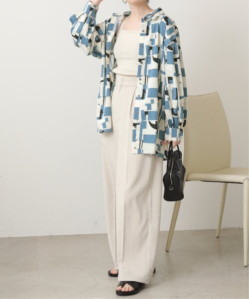 「RAY CASSIN」 長袖シャツ FREE オフホワイト レディース_画像8