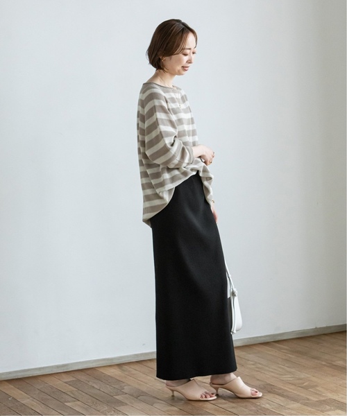 「NOBLE」 ロングスカート 36 グレー レディース_画像10