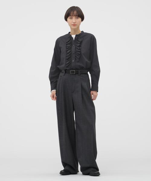 MARGARET HOWELL（マーガレットハウエル） ブラウス シャツ WASHED