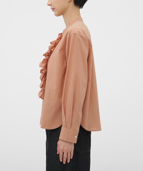 マーガレットハウエル コットンワイドブラウス 3 日本製 MARGARET HOWELL（マーガレットハウエル） ブラウス シャツ WASHED