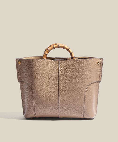 ROPE'（ロペ） ハンドバッグ 「E'POR」BAMBOO BAG Medium/軽量・通勤