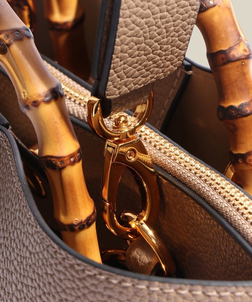 ROPE'（ロペ） ハンドバッグ 「E'POR」BAMBOO BAG Medium/軽量・通勤