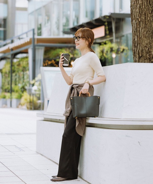 ROPE'（ロペ） ハンドバッグ 「E'POR」BAMBOO BAG Medium/軽量・通勤