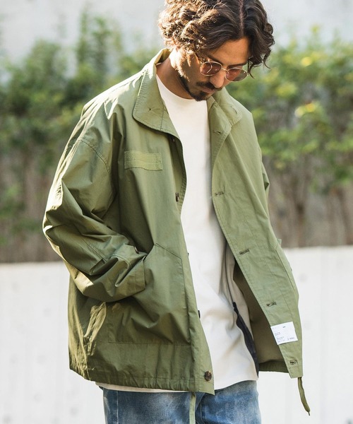 CAMBIO カンビオ　オーバーサイズ　ミリタリー　スプリング　ジャケット CAMBIO（カンビオ） ジャケット M カーキ メンズ : ZOZOTOWN Yahoo!店