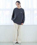 tシャツ coen(コーエン)ロゴ刺繍 ユニロ...の詳細画像1
