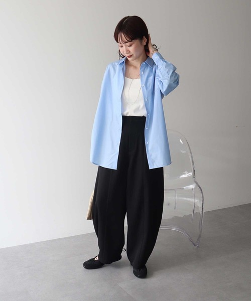 最新2026SS tao バルーンパンツ F earth music&ecology（アース ミュージック＆エコロジー） ワイド