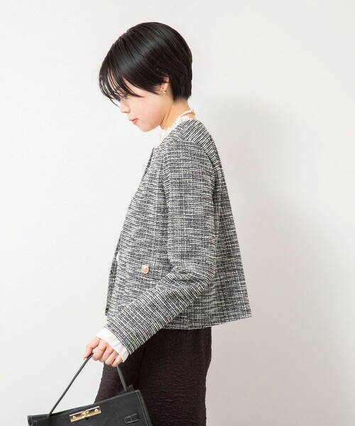 NOLLEY'S（ノーリーズ） ジャケット ノーカラージャケット 入学式
